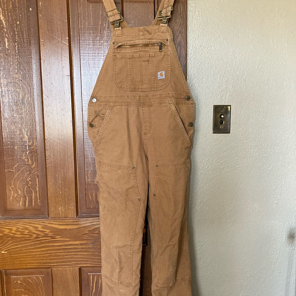 Canvas overalls